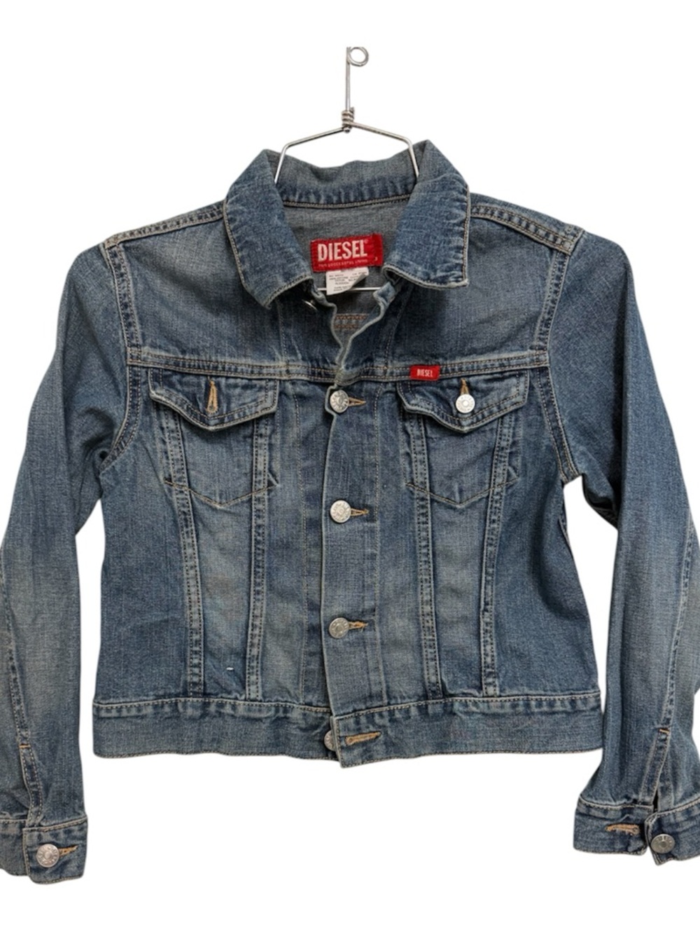 Vintage Diesel unisex denim jacket girl boy 6